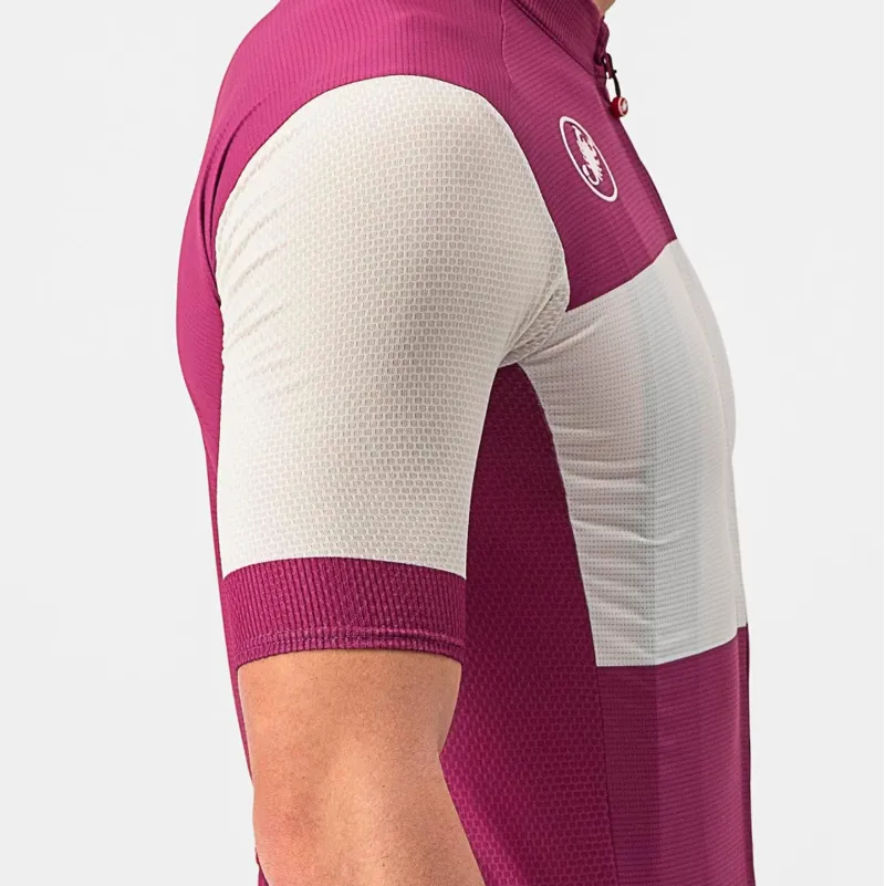 Castelli Giro d'Italia Fuori Short Sleeve Jersey in Ciclamino-1